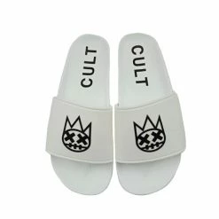 Cult Of Individuality Slide Sandals White