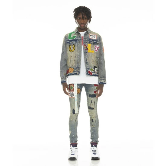 Cult Of Individuality Punk Super Skinny Stretch W/beet Red Belt Denim & Bottoms Primo 2 Cult Of Individuality Punk Super Skinny Stretch W/beet Red Belt Denim & Bottoms Primo - Image 2