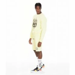 Cult Of Individuality Crew Neck Fleece Sweetshirt Sweatshirts, Sweaters & Hoodies Lemonade -Cult of Individuality Shop unnamed file 997